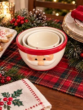 🎅 Blue Harbor Collection Christmas Nesting Bowls Set of 3